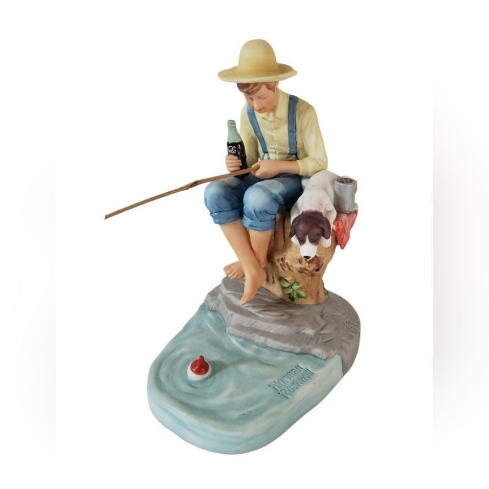 Coca-Cola Norman Rockwell "Gone Fishing"